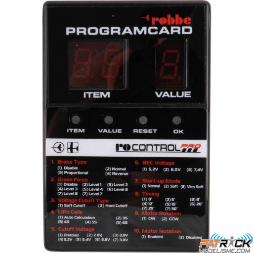 Carte de programmation Robbe Ro-Control PRO V2