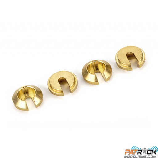 Coupelles d'amortisseurs en laiton (1gr piece) (X4) - TRX-4M