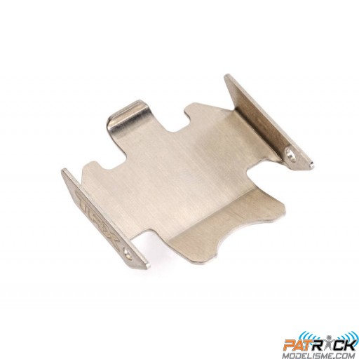 Plaque de protection chassis en acier inoxydable - TRX-4M