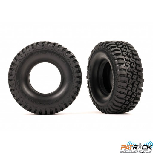 Pneus, BFGoodrich® Mud-Terrain™ T/A® KM3 2.2x1.0" (2) TRX-4M (Bronco)