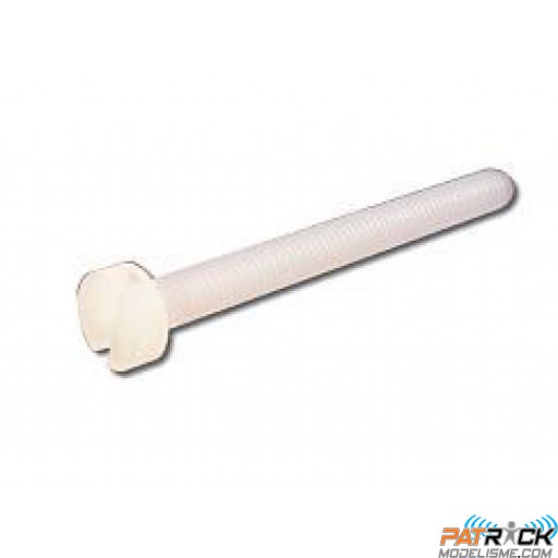 Vis nylon à têtes cylindriques fendues 3x30/10 pièces