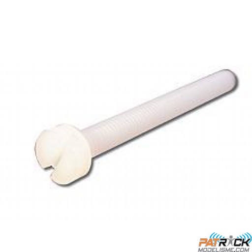 Vis nylon à têtes cylindriques fendues 4x40/10 pièces