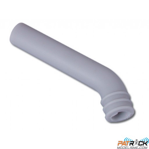 Tube coude pour échappement silicone d 10mm