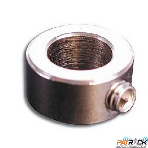 Bagues d'arrêt chromée avec Vis BTR sans tête inox M3, diamètre 6/4 pièces