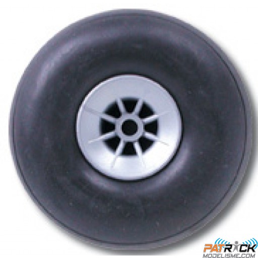 Roues avion Airtrap 75mm, jante nylon (paire)