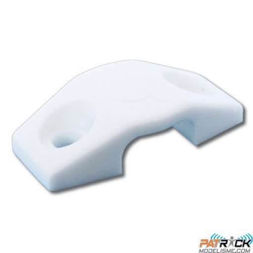 Cavalier nylon rainure 2x4mm 4 pièce(s)