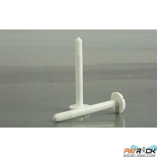 Vis fixation ailes nylon 7X65-15mm filetage