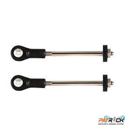 Axe+chape amortisseur avant 52mm - GTX 25/Cage