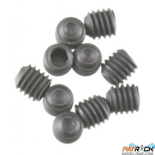 M3x3mm ensemble de vis noyées - Black (10 pièce(s)
