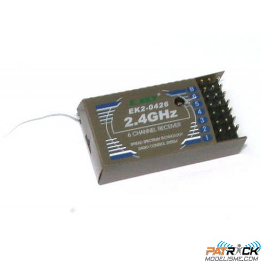 Récepteur E sky 2,4G (w/o quartz) 6CH BIG LAMA/E500/CP3/CPX/CT