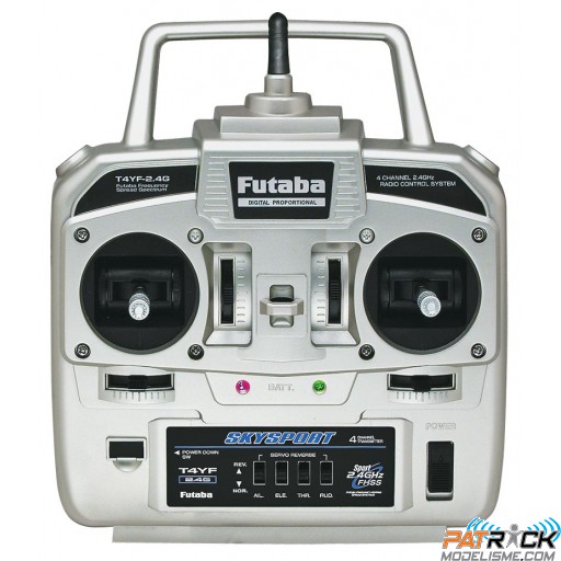 Futaba T4YF Skysport-2.4GHz, récepteur R2004GF FHSS