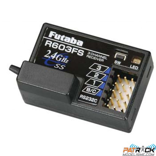 Récepteur Futaba R603FS 3 VOIES 2.4GHz FASST