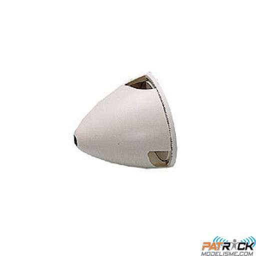 Cône plastique blanc diamètre 60mm tripales forme tronquée