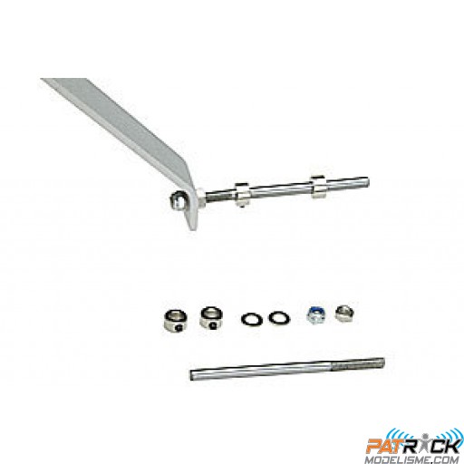 Axes de roue avion 4mm (jambe de train)