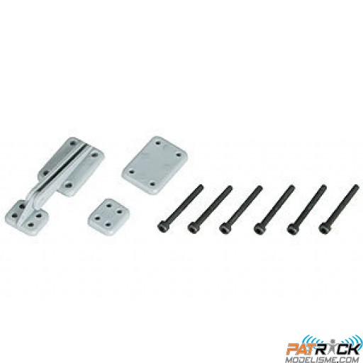 Charnières de gouverne 59x21mm (gm) - 6 pièces