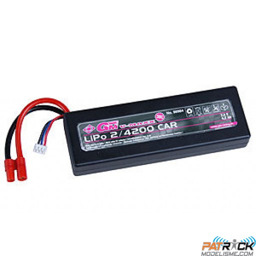 Accu LiPo V-maxx 30C 2S/4200 mAh CAR 7,4V G3,5