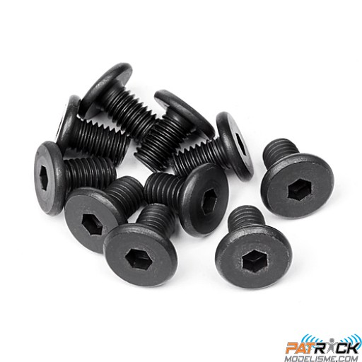 Vis tête cylindrique M5x8mm six pans creux 2,5mm 10 pièce(s)