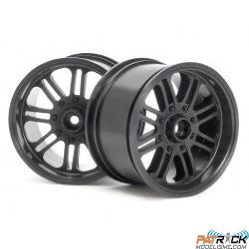 Jantes HPI 8 rayons 83x56mm noire  - la paire – SAVAGE