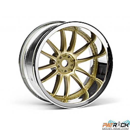 Jantes WORKS XSA 02C 26mm chrome/or 9mm deport – la paire