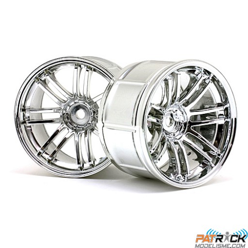 Jantes HPI LP35 Rays volkracing RE30 Chrome – la paire - 1/10ème