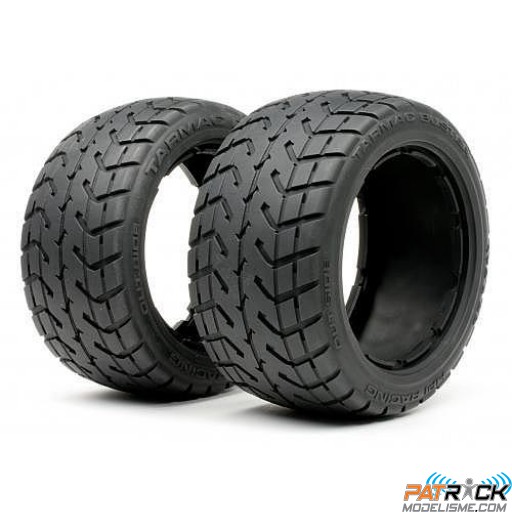 Pneus HPI strie TARMAC buster 170X80mm arrière gomme M 2 pièces – BAJA SS