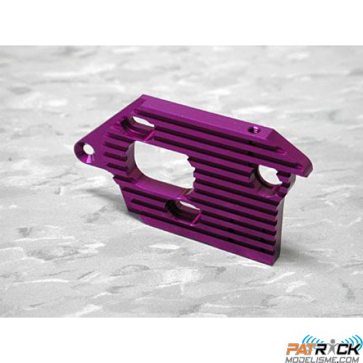 Support moteur ventilé ALU violet – PRO3 RS4 1:10 