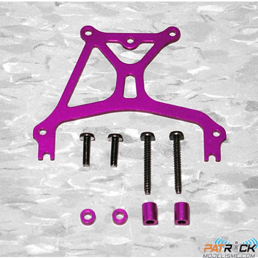 Renfort arrière ALU violet 2.0mm – RS4 PRO 3