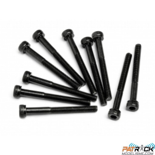 Vis tête cylindrique M3x30mm six pans creux 10 pièce(s)