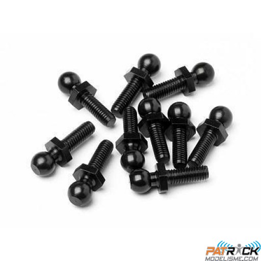 Rotule vissable 4.8X15mm (10 pièce(s) - BLITZ/FIRESTORM/E FIRESTORM 2WD