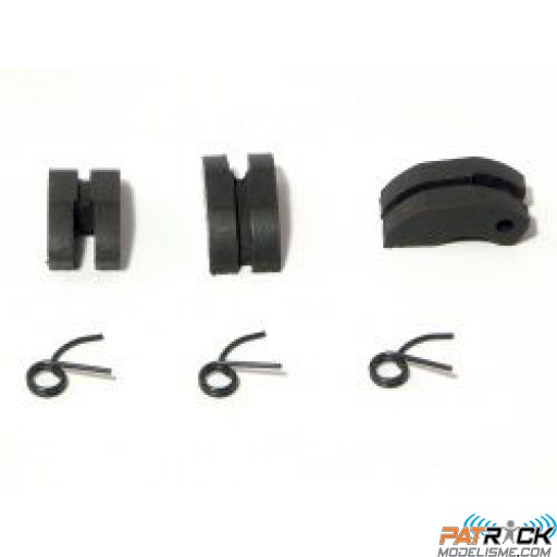 Jeu masselote d'embrayage PTFE/ressorts 3 pièce(s)