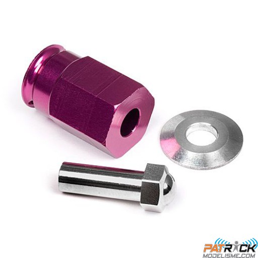 Hexagones large ALU violet 12x24mm – WHEELY et CRAWLER KING/MT2