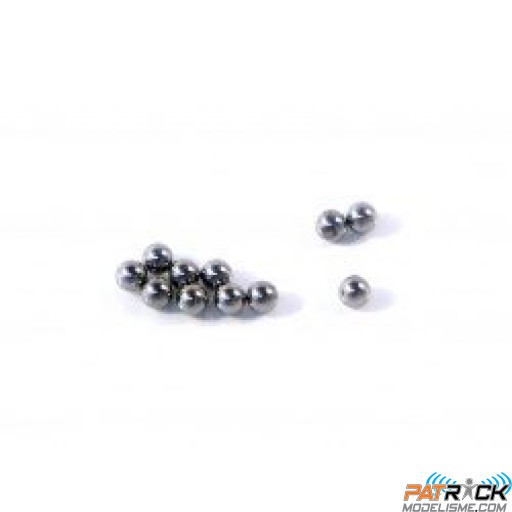 Bille carbure 3/32in/2.4mm 12 pièce(s)