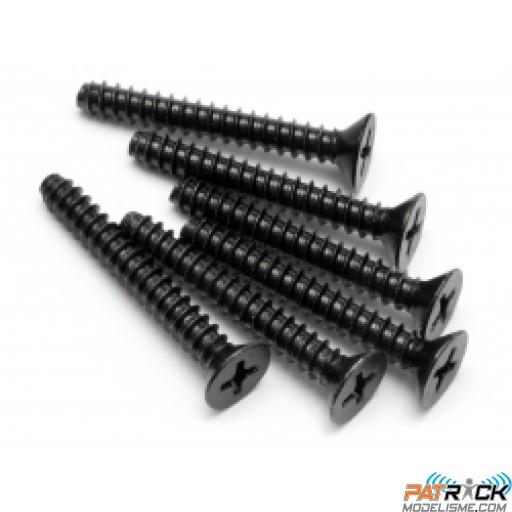 Vis TP tête plate  M4x30mm 6 pièce(s)