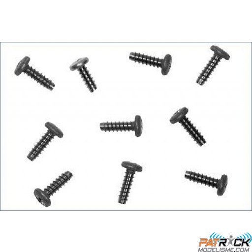 Vis tp M3x10 titane tête bombée (10 pièce(s)