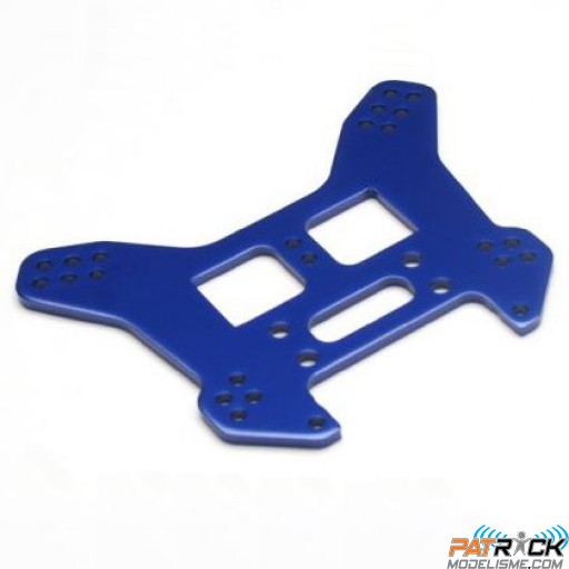 Support amortisseur arrière ALU bleu - INFERNO GT/MP7.5