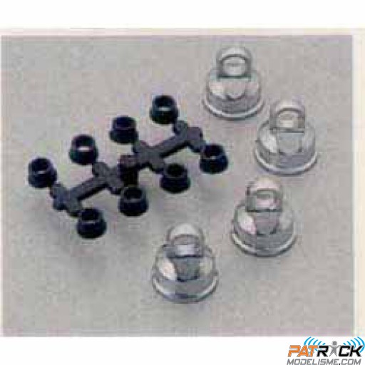 Bouchons d'amortisseurs métal (4 pièce(s) – INFERNO GT/MP777