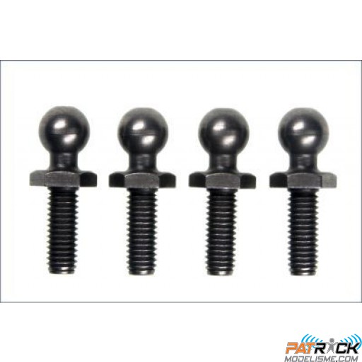 Rotules 4,8mm LONGUES (4 pièce(s) - LAZER ZX 05 