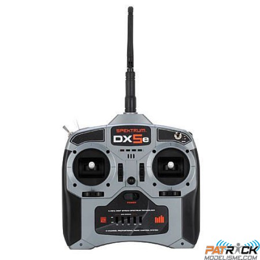 Spektrum DX5E 2.4GHz 5 voies mode 2, récepteur AR600 (DSMX)