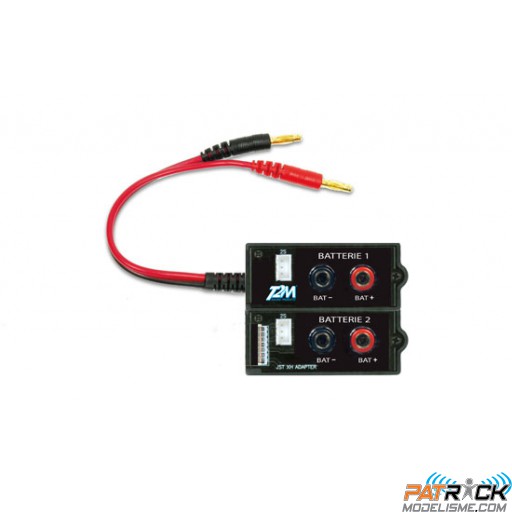 Adaptateur platine duo LiPo 2s