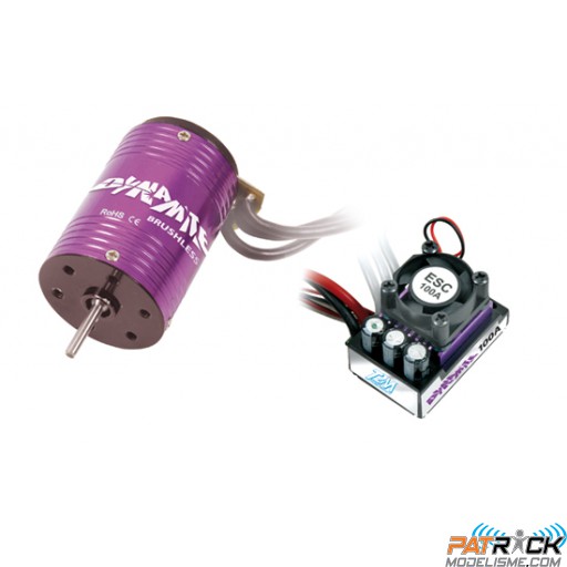 Combo Brushless Dynamite variateur et moteur 8T – Piste 1/10ème