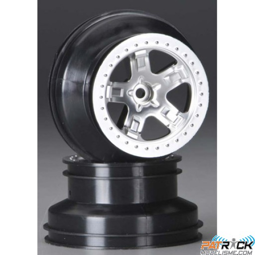 Jantes Traxxas arrière 2.2''EXT 3''Int SCT beadlock style double profile