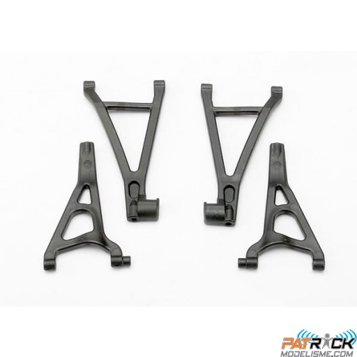 Bras de suspension avant sup et inf (4) - E REVO VXL 1/16