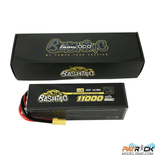 Accu LiPo Gens Ace BASHING 11000mAh 4S 100C EC5