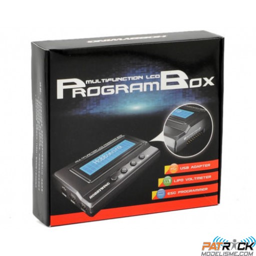 HobbyWing MULTIFUNCTION LCD PROGRAM BOX 3 en 1