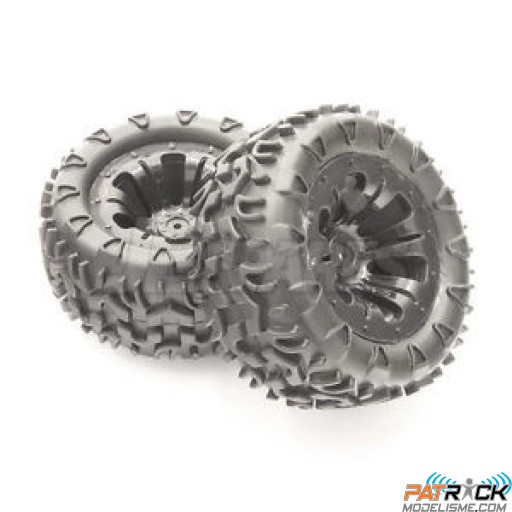 Roues FTX CARNAGE noir 1/10 Monster (2)