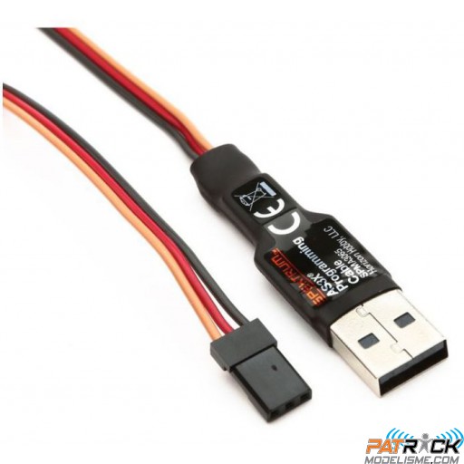 Câble USb de programmation AS3X TX/RX Spektrum
