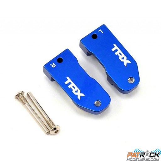Etriers de fusées 30° alu bleu doite et gauche 2WD
