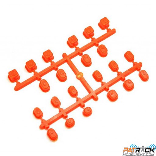 Bagues de suspension orange fluo INFERNO MP9