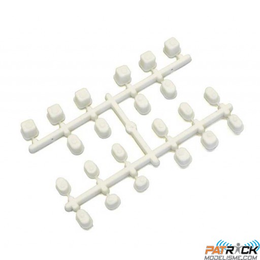 Bagues de suspension blanches INFERNO MP9