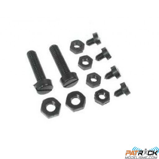 Fastener-set nylon M3-M4 (body) SERPENT 1728